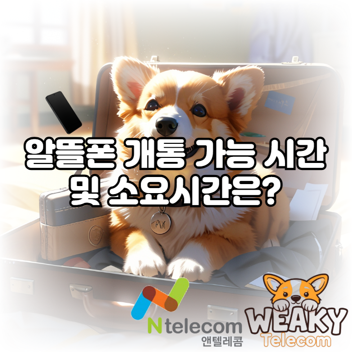  알뜰폰 개통 가능 시간 및 개통에 필요한 소요시간을 알고 싶다면?