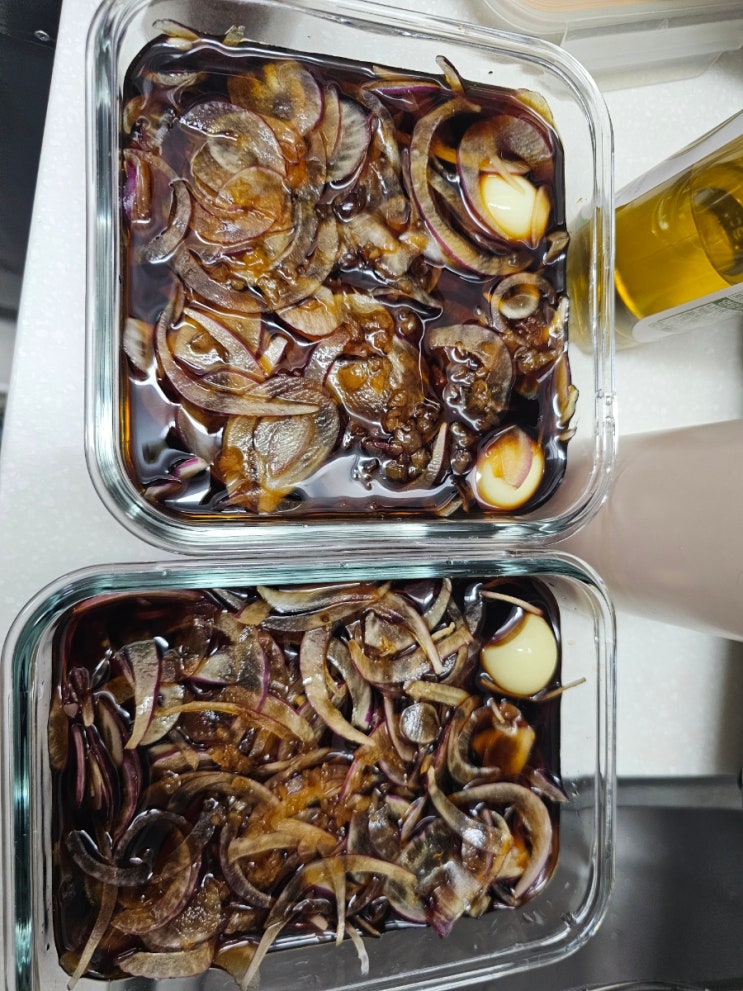  불없이 메추리알요리 메추리알 양파장