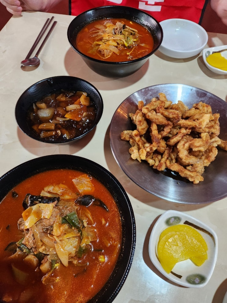  기장 두남자의 불맛 방문 후기 – 고기짬뽕 & 탕수육 솔직 리뷰