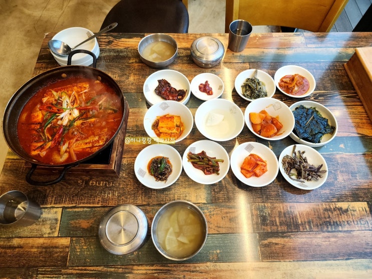  [경기 의왕] 의왕레일바이크 앞 한정식 13가지 반찬 왕송호수맛집 둥근상 시골집(월암동)