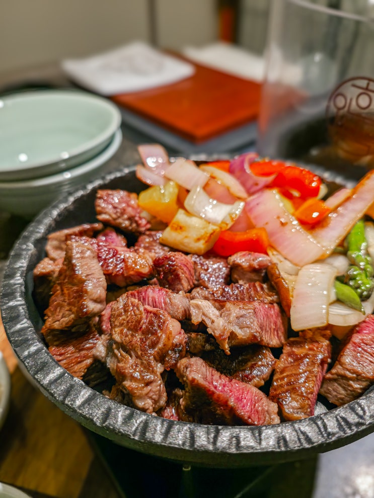  강남역 한우 맛집｜한와담블랙 강남N타워 콜키지프리 룸식당