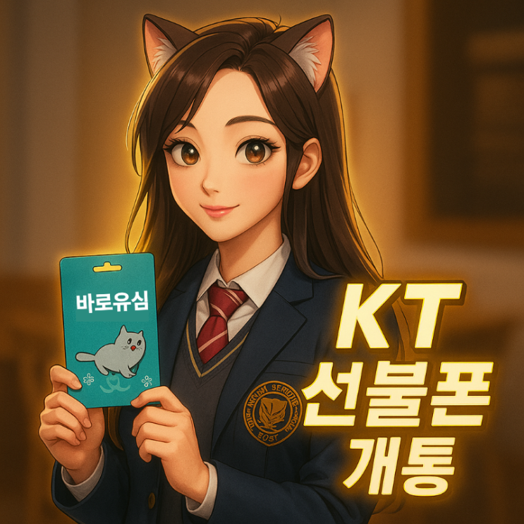  KT 선불폰 유심부터 개통까지 절차 안내