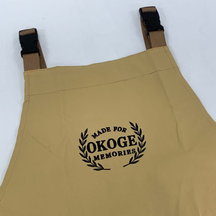  [앞치마 자수 제작] OKOGE MEMORIES 감성 브랜딩 자수 앞치마 제작 후기