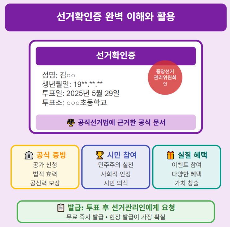  선거 확인증 발급 방법 및 이벤트 참여 하기! - 민주주의 참여의 인증부터 실질 혜택까지 