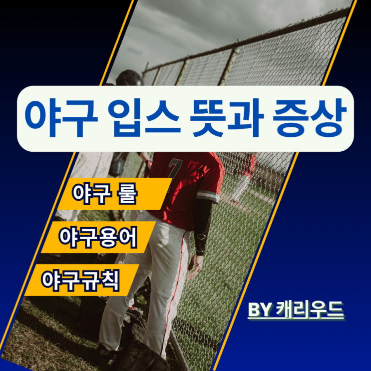  실제 야구선수 사례로 본 투수 입스 증상 입스 뜻