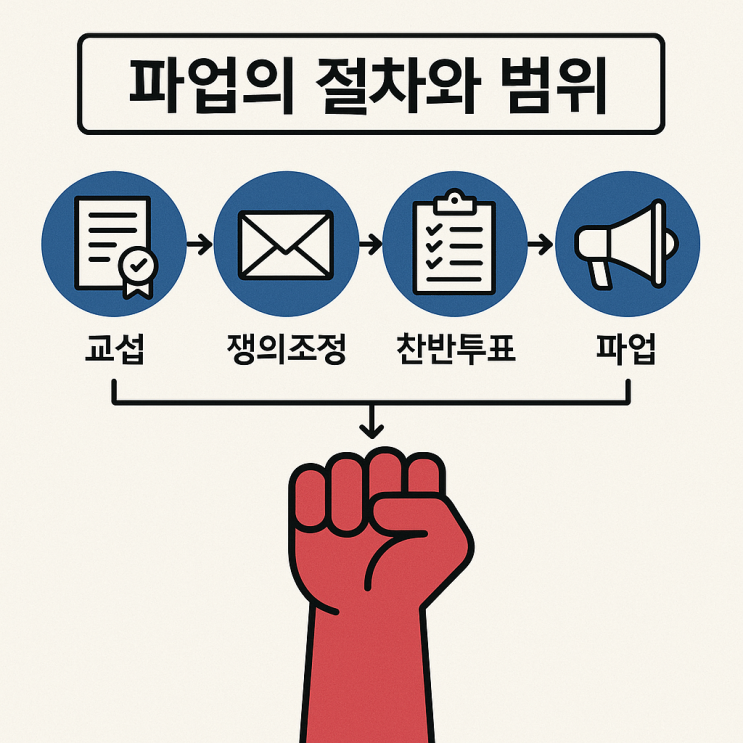  (노사관계) 파업은 어떤 절차를 거쳐 어느 범위까지 할 수 있을까?