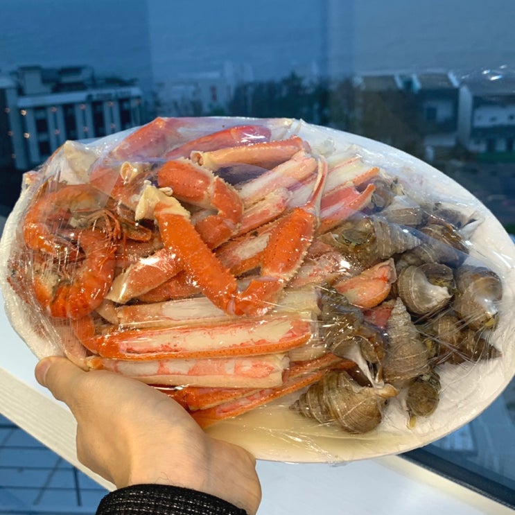  포항 죽도시장 맛집 근처 갈릴리대게회식당 구성 좋은 3인분 포장