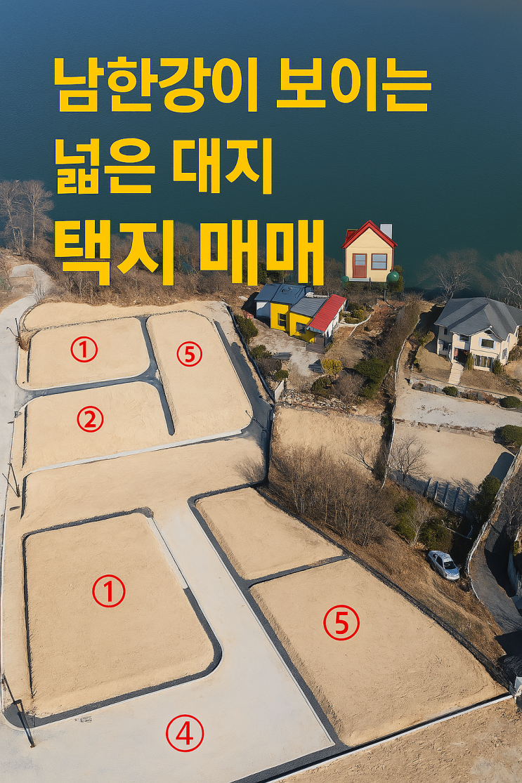  여주 우만동 전원주택 신축 부지: 자연과 편리함이 공존하는 꿈의 터전! 