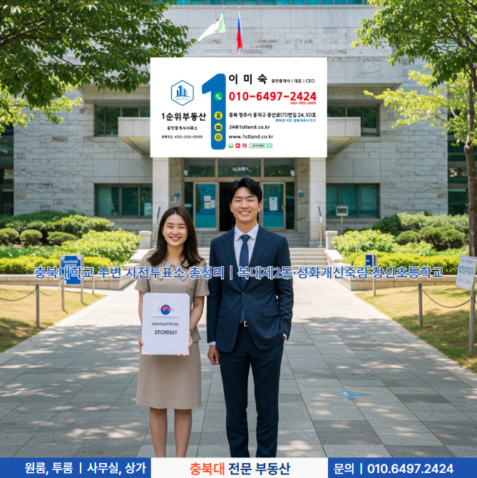  충북대학교 주변 사전투표소 총정리｜복대제2동·성화개신죽림·창신초등학교