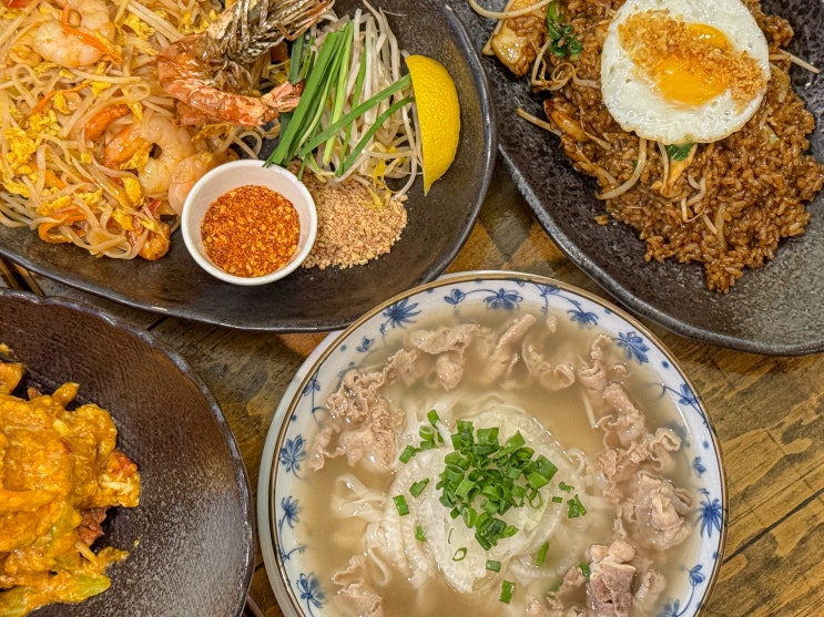  합정 메세나폴리스 맛집 합정역 데이트 생어거스틴 이색적인 팟타이