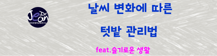  텃밭에서 자주 마주치는 날씨 문제와 대처법