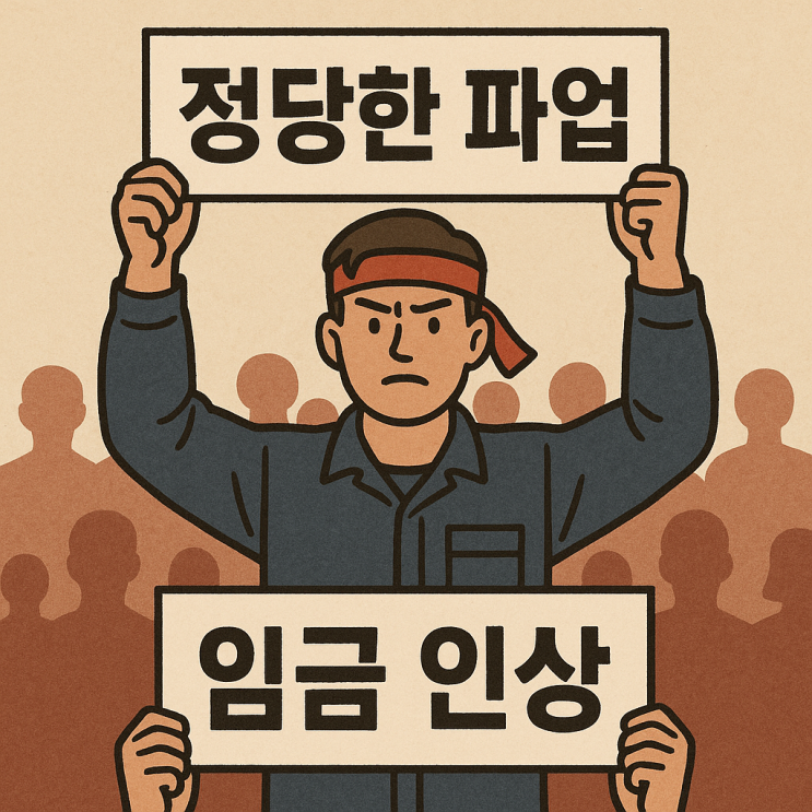  (노사관계) 파업을 할 수 있는 단체는 무엇이며 어떤 목적으로 해야할까?