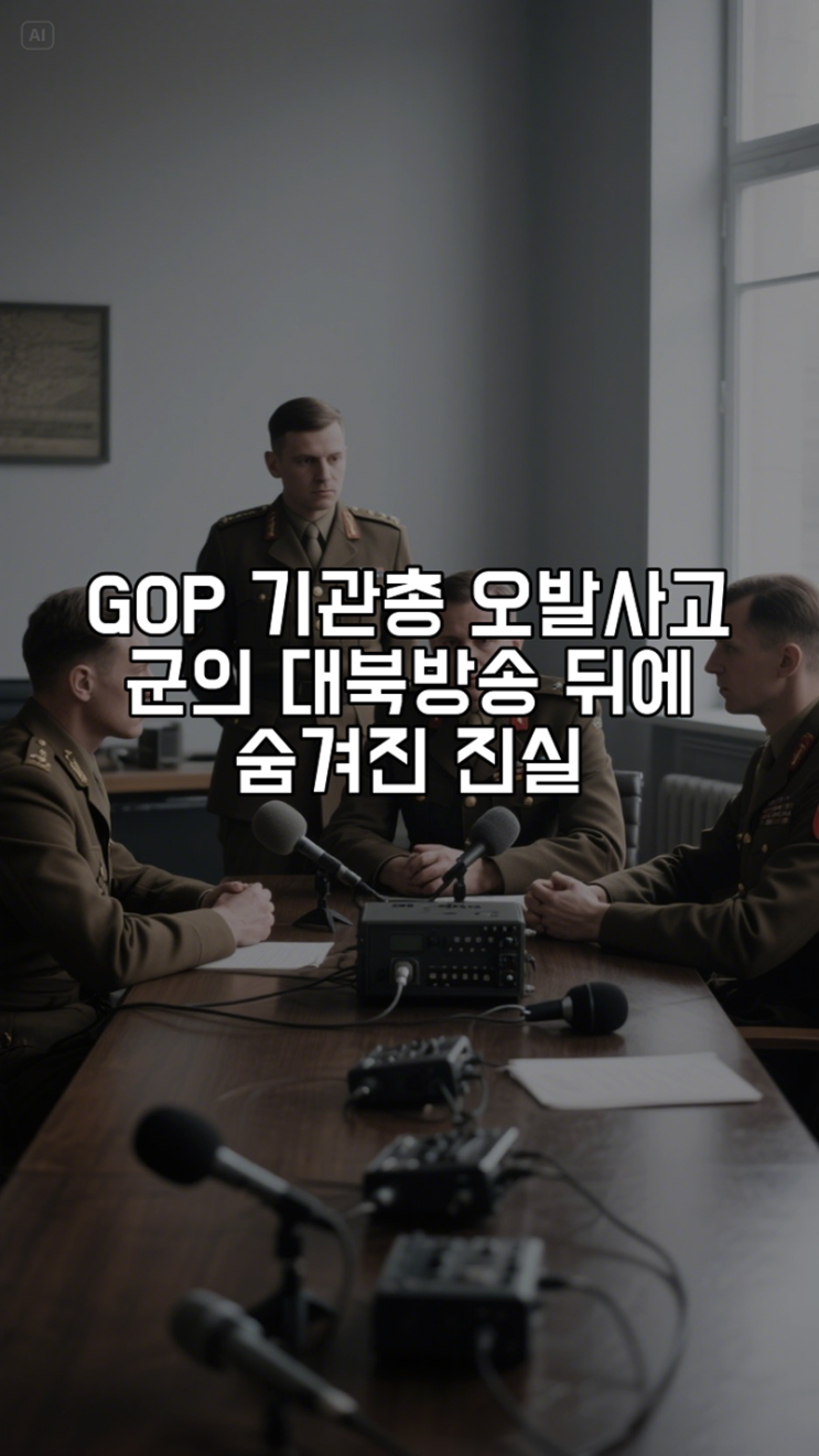 GOP <b>기관총 오발</b>사고, 군의 대북방송 뒤에 숨겨진 진실
