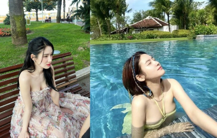  시청률 0%인데 매년 상받는다는 여배우 해변 미니스커트룩