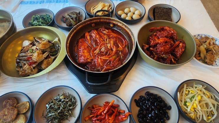  호강녀 #150 여수 돌게장 포장 여수게장한상 낭만별식 라테라스점