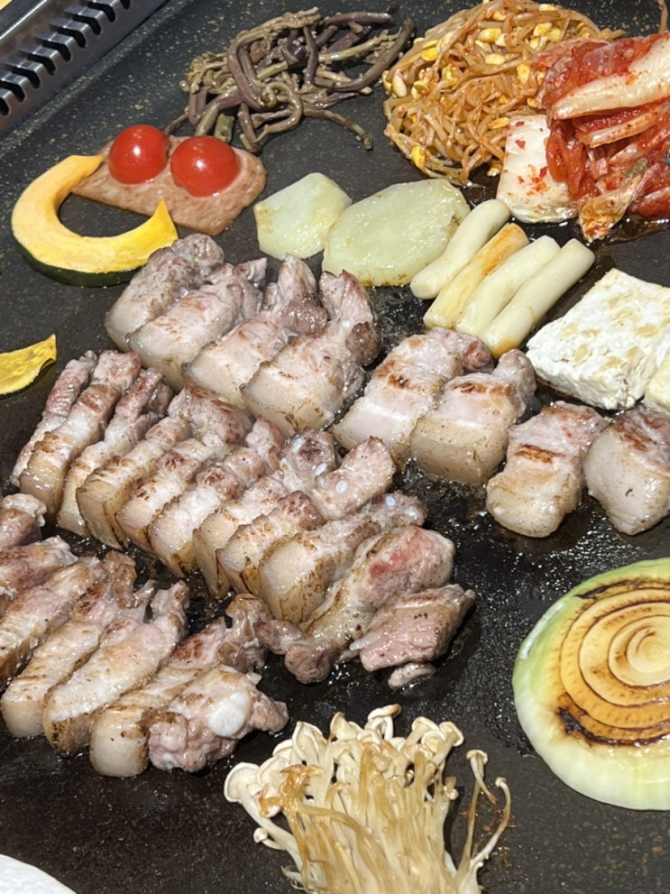  부평역 숙성삼겹살 맛집  찰진고기 메뉴소개