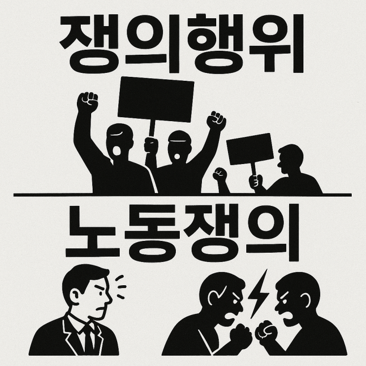  (노사관계) 쟁의행위와 노동쟁의는 다른 것일까?