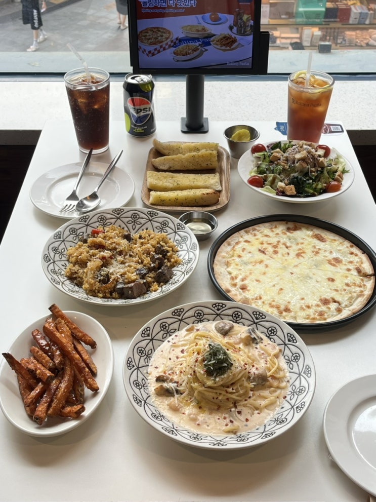  수원역 파스타 맛집 롤링파스타 수원역점 메뉴 6개 맛본 후기