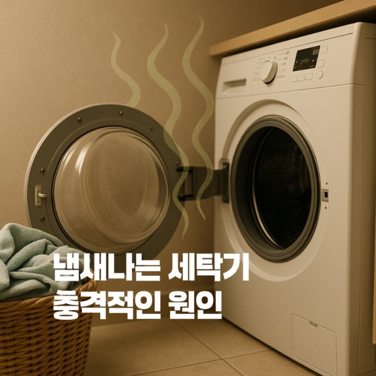  세탁기에서 냄새 난다면 이 부분 안 닦으셨을 거에요