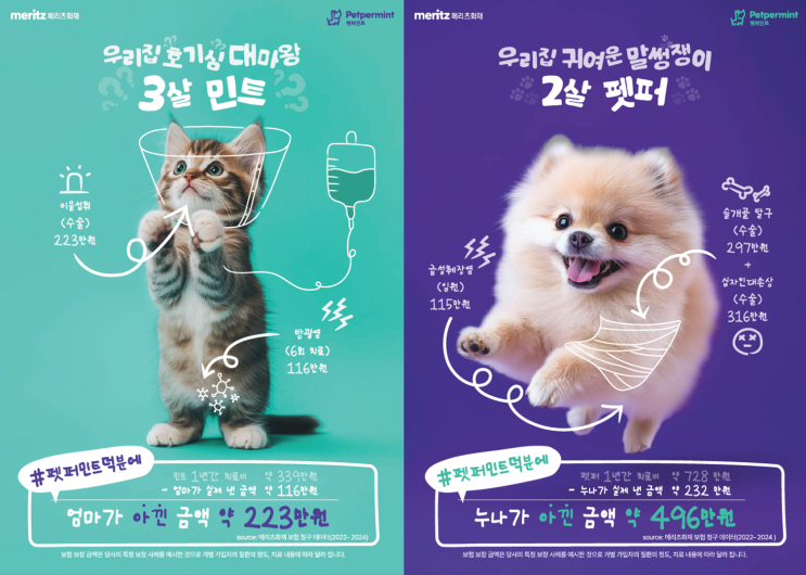 메리츠화재 펫보험을 소개합니다. (1등 펫보험 페퍼민트) 메리츠화재 펫보험을 소개합니다. (1등 펫보험 페퍼민트)