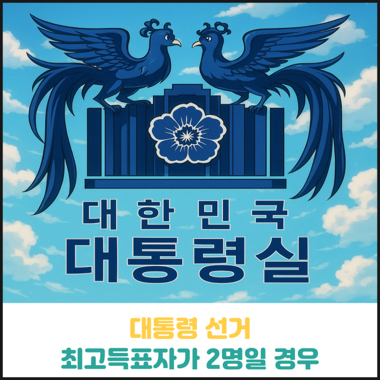 대통령 선거에서 최고득표자가 두 명일 경우 대통령 선거에서 최고득표자가 두 명일 경우