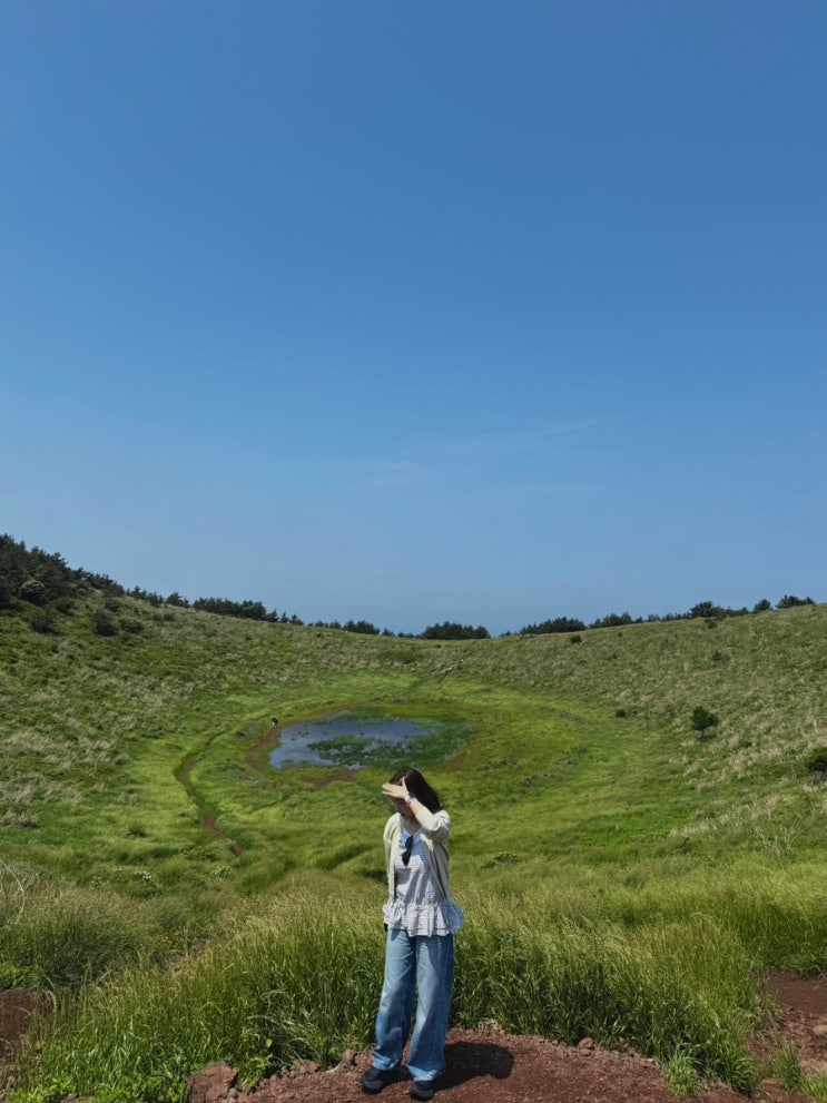  제주도 3박 4일 여행코스 2일차(금오름-새별오름-제주순메밀막국수-오설록티뮤지엄-1100고지)