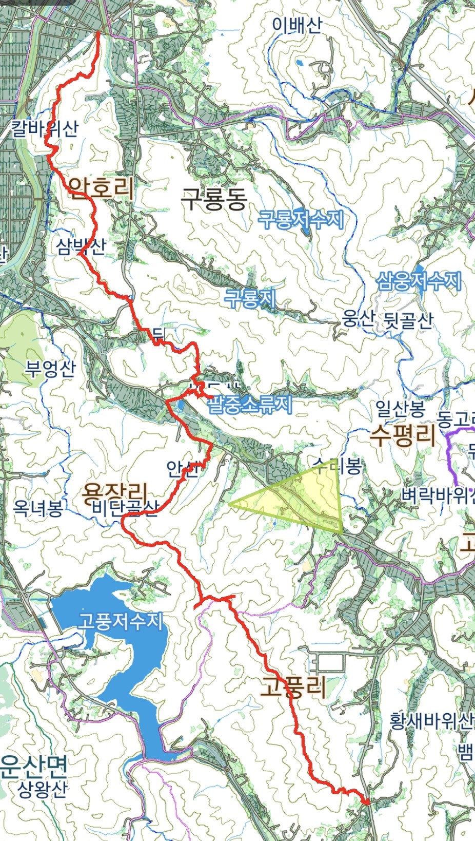 뒤린골이산 사진 1