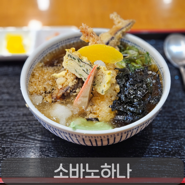  소바 덕후의 선택! 대전 문화동 맛집 소바노하나 덴소바 리뷰