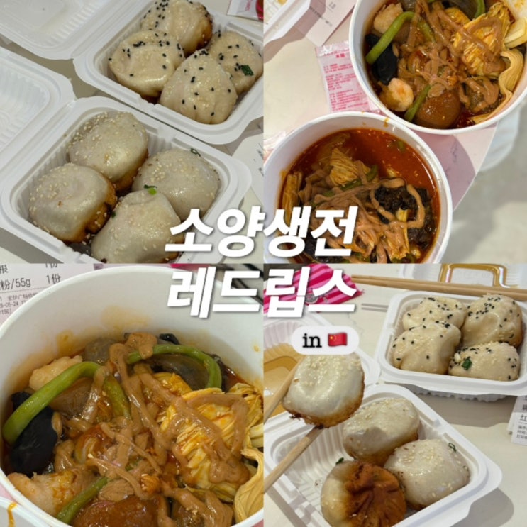  상하이 난징동루 맛집 홍이플라자 레드립스, 소양생전 고덕지도