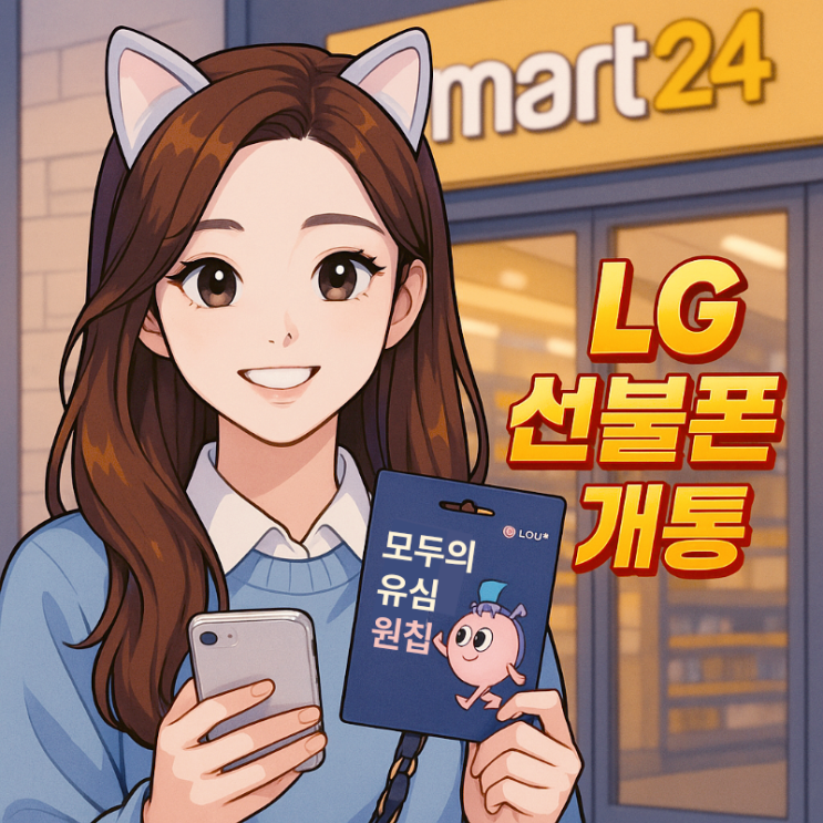 LG 선불폰 모두의 원칩 유심으로 개통해봐요