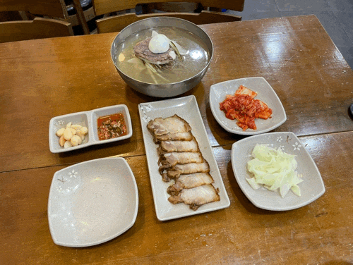  영화 하이파이브 시사회보고 평양냉면 맛집 방문 후기