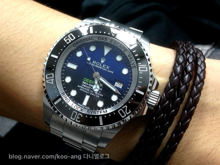 롤렉스 제임스카메론 딥씨 씨드웰러 딥블루 116660 착용기 후기 리뷰 rolex deepsea seadweller James ca....
