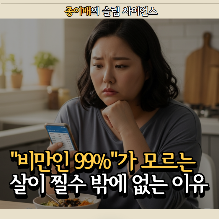  "비만인 99%"가 모르는 살이 찔수 밖에 없는 이유