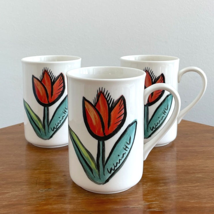  Kostaboda 코스타보다 튤립 Tulipa 머그컵 (코랄)