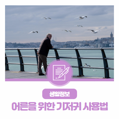 생활정보 : 어른을 위한 기저귀 사용법
