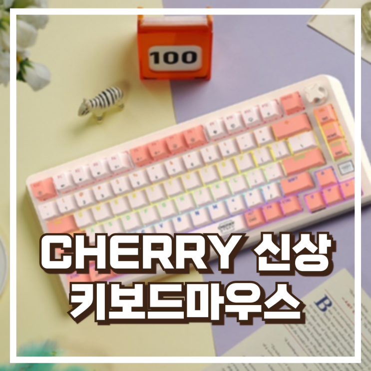  게이밍 적축 키보드 CHERRY키보드마우스 신제품 소개