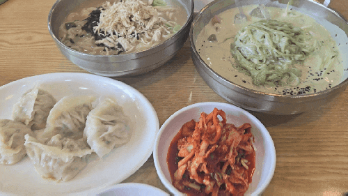  하남맛집 추천 | 덕풍맛집 교동 닭칼국수에서 닭칼국수 & 콩국수 제대로 즐기기!