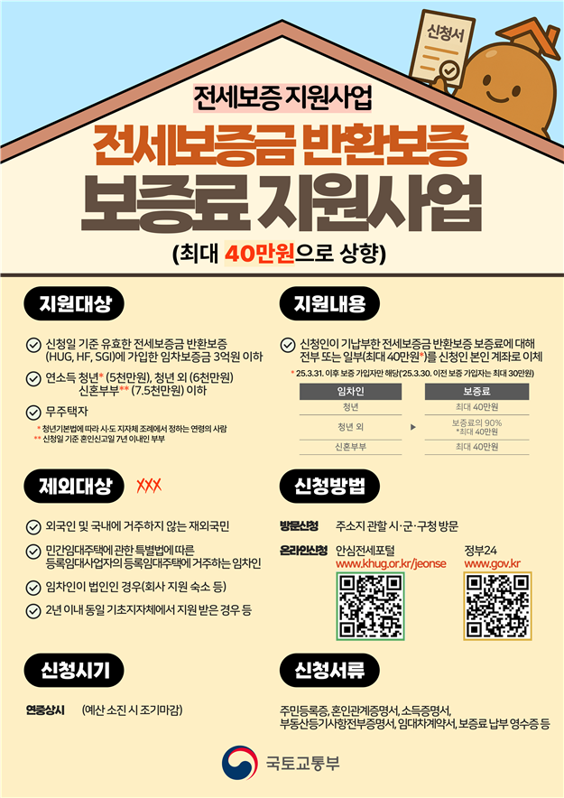  전세사기 막고 40만 원 받는 법! 세종 시민이라면 꼭 신청하세요 [한국철도일보]
