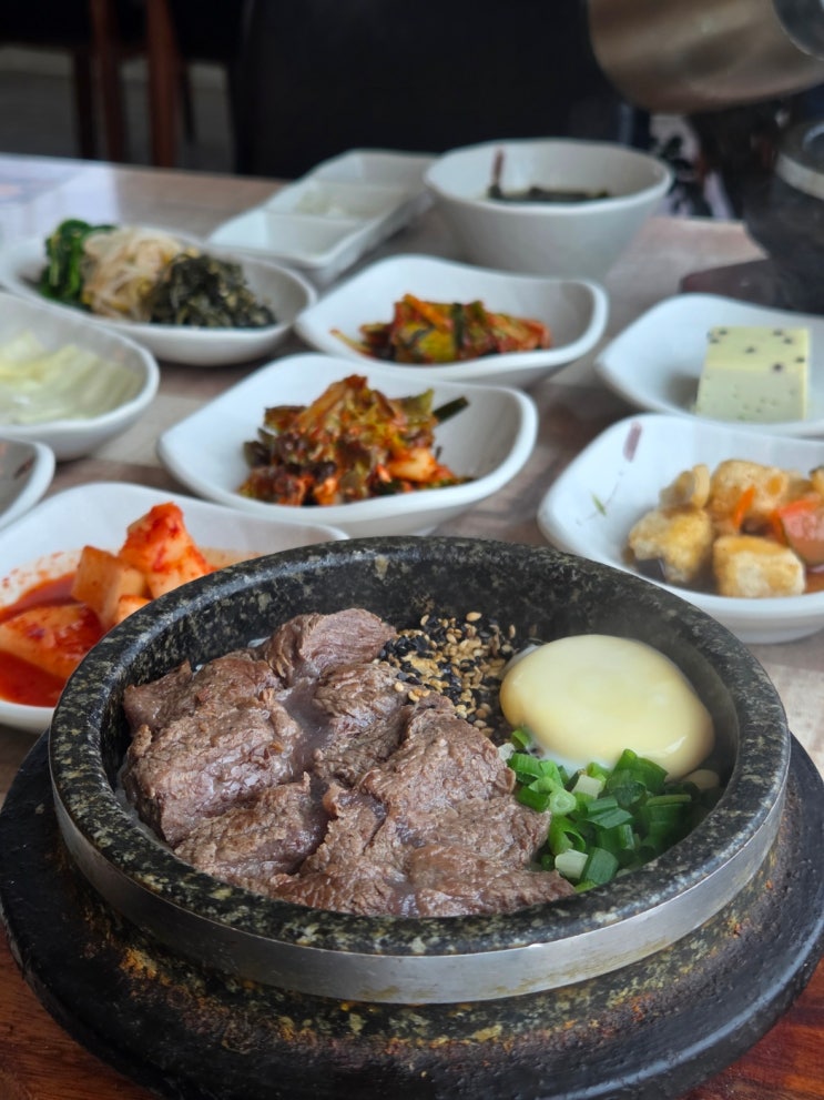  부산 송정 가족식사하기 좋은 한식당 송정 다솥맛집