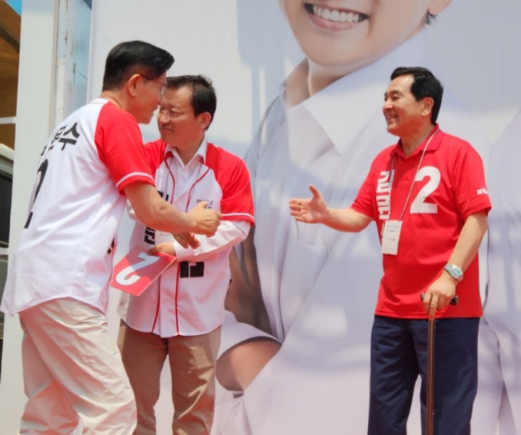심재철, 이천시에서 <b>김문수</b> 대통령<b>후보 지원유세</b>