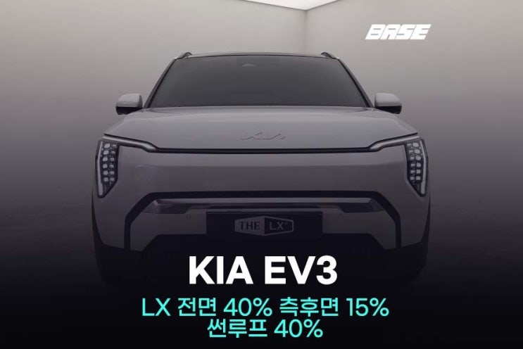  군포 EV3 썬팅 예정이라면, 제대로 해야 합니다