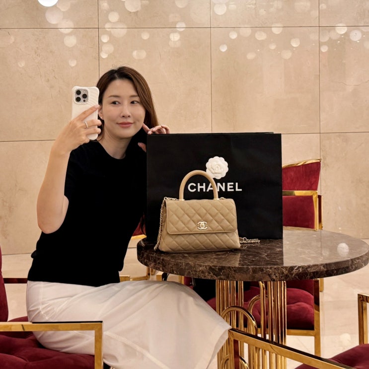  샤넬 가방 코코핸들 보이백 클래식 크로스백 비교 후기(캉카스백화점)