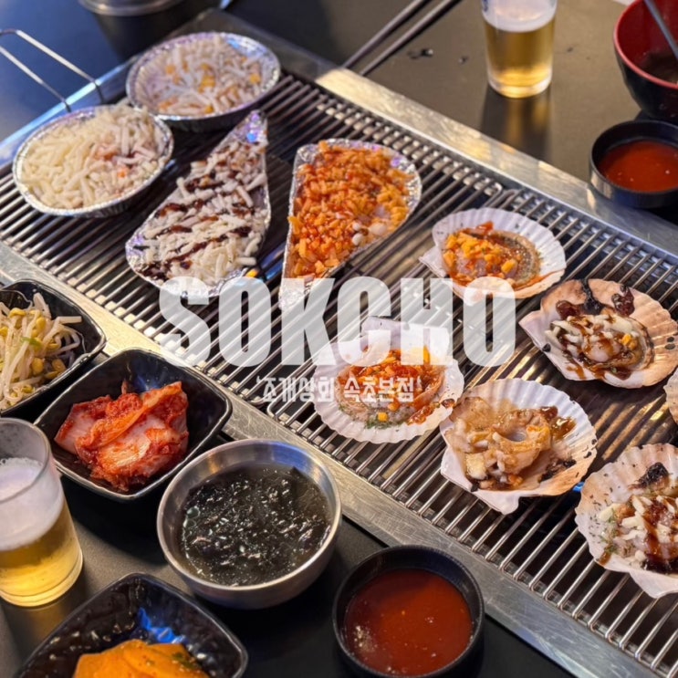  속초 맛집 내돈내산 '조개상회' (조개구이 칼국수)