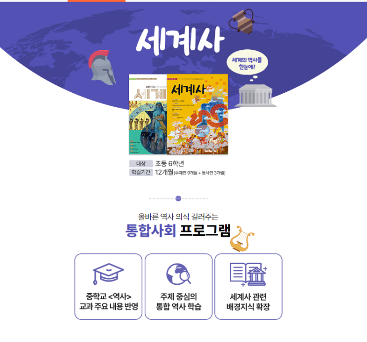  [여수동 센트럴타운 홈클럽]초등6학년 세계사_프로그램 안내(심화)