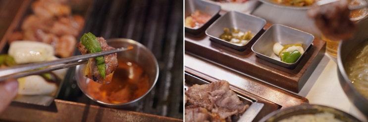  정원꽃삼겹 루원시티청라점, 가정동 루원시티 맛집에서 고기와 찌개를 즐기다