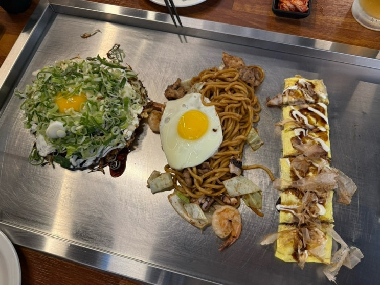  종로맛집 철판요리에 맥주한잔 ‘오레노야끼’