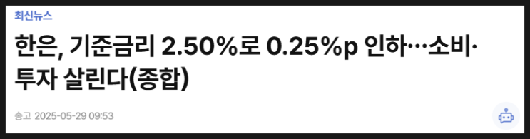  기다리던 금리 인하지만 마냥 기쁘지는 않다