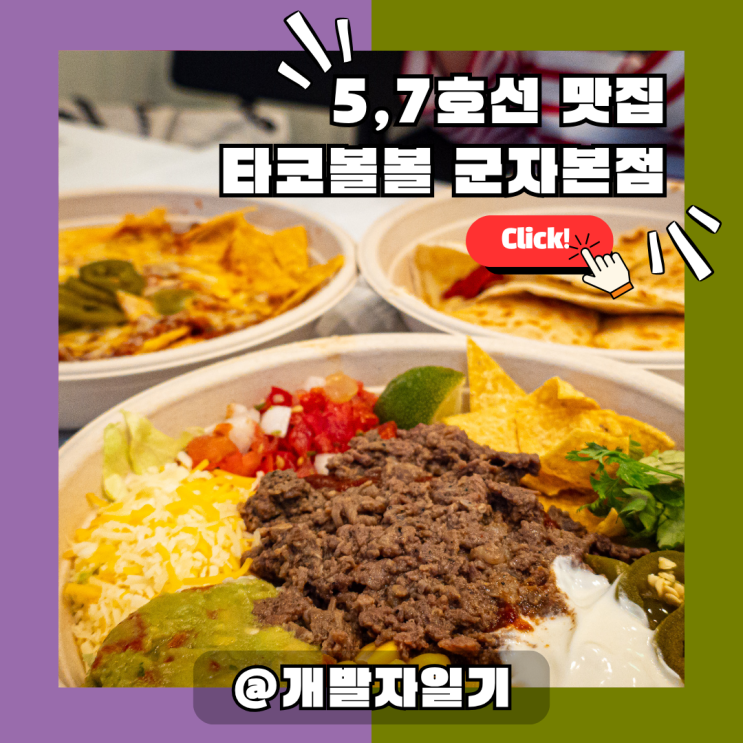  5호선 7호선 군자역 서울타코맛집 '타코볼볼 군자본점': 타코 덕후들 모여라!