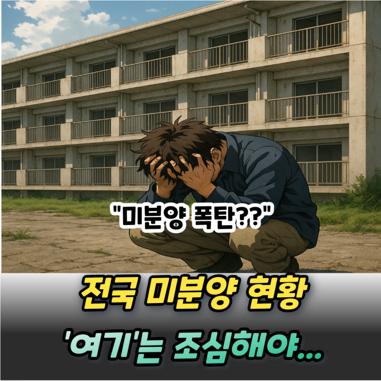  전국 미분양 감소 중.. 유일하게 급증한 이 지역은?