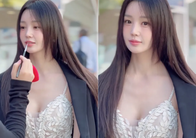  41살인데 너무 예뻐서 아직도 번호 따인다는 여배우 공항룩